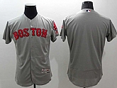Boston Red Sox Customized Men's Gray Flexbase Collection Stitched Baseball Jersey,baseball caps,new era cap wholesale,wholesale hats